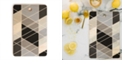 Deny Designs Nordic Slant Geometric Rectangle Cutting Board